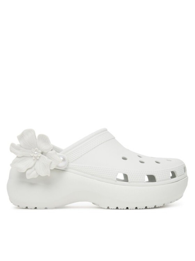 Crocs Klapki Classic Bouquet Platform Clog 211292 Biały
