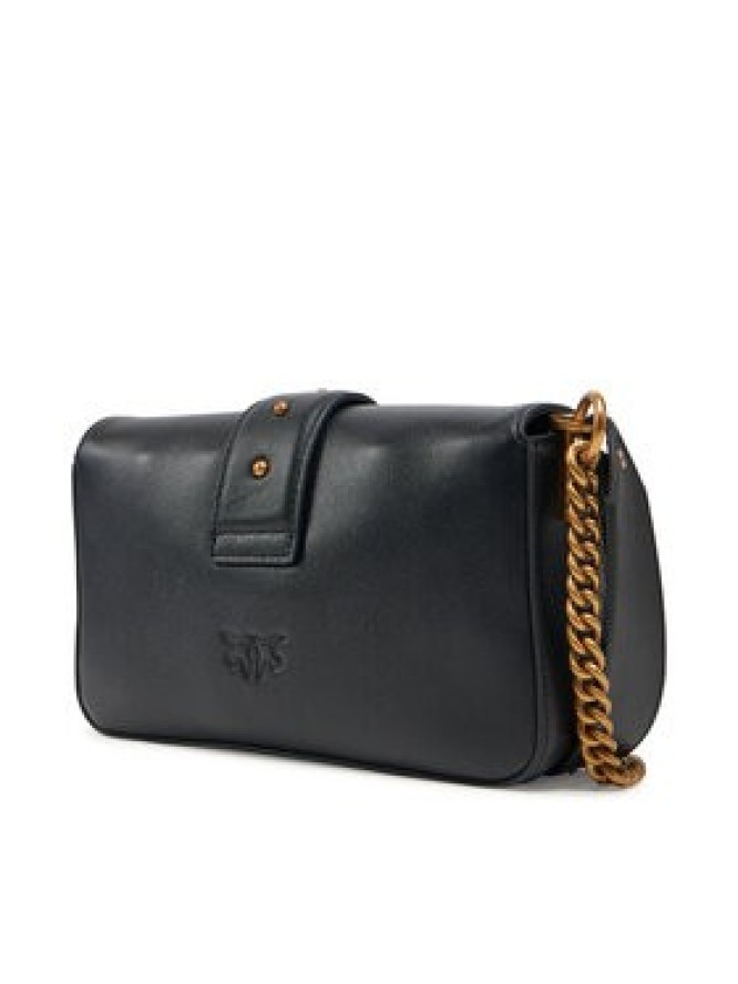 PINKO Torebka Love One Mini Slouchy Fl PE 25 PLTT 104340 A0QO Czarny