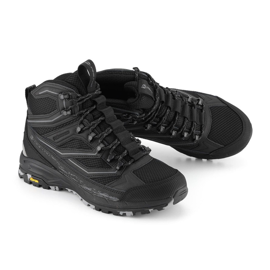 Buty trekkingowe wysokie unisex Alpine Pro Wadune Vibram