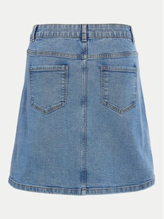 Noisy May Spódnica jeansowa Ronnie 27032521 Niebieski Regular Fit