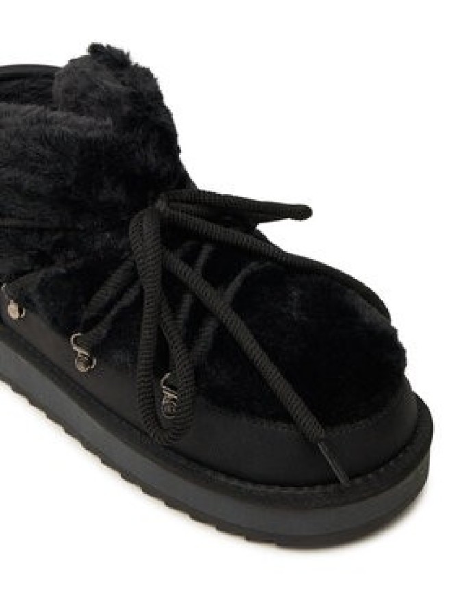 D.Franklin Śniegowce Nordic TRK Fur Low Bomb DFSH370011 Czarny