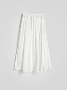 Spódnica midi - biały