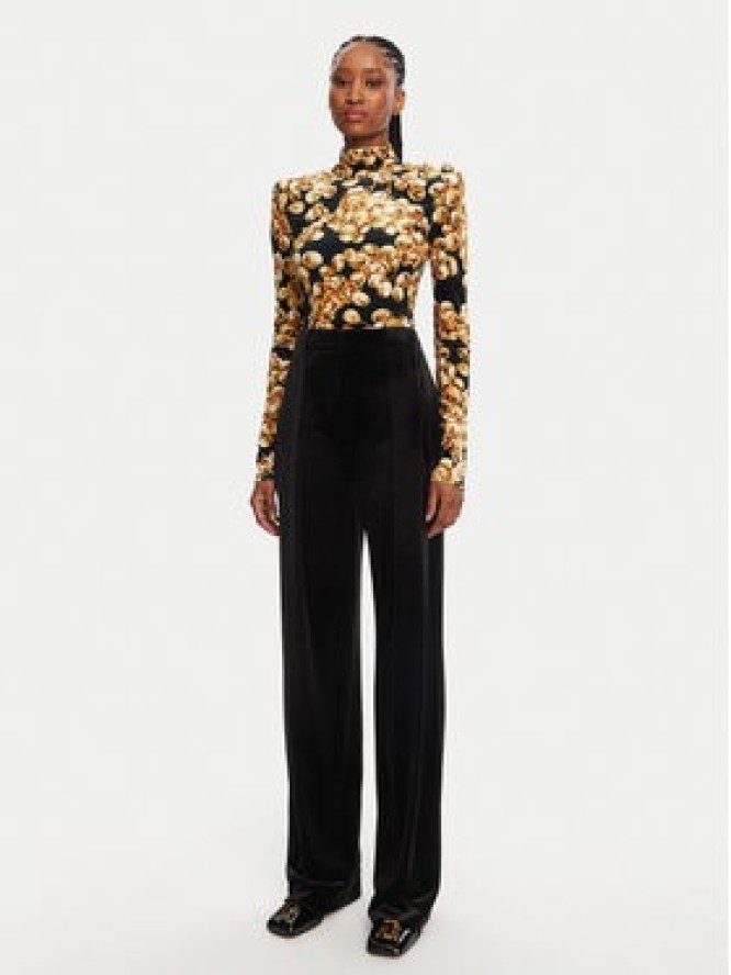 Balmain Spodnie materiałowe DF0PQ312JG50 Czarny Regular Fit