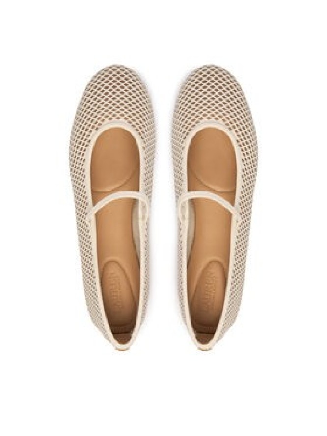 LAUREN RALPH LAUREN Baleriny Jayna 802P04176004 Biały