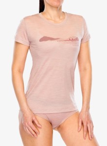 Koszulka merino damska Sensor Merino Air Hills SS Tee