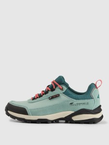 4F Niskie buty trekkingowe HILLBORN z elementami zamszowymi damskie - turkusowe 39