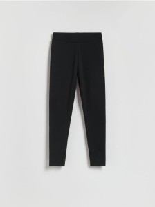 Bawełniane legginsy - czarny