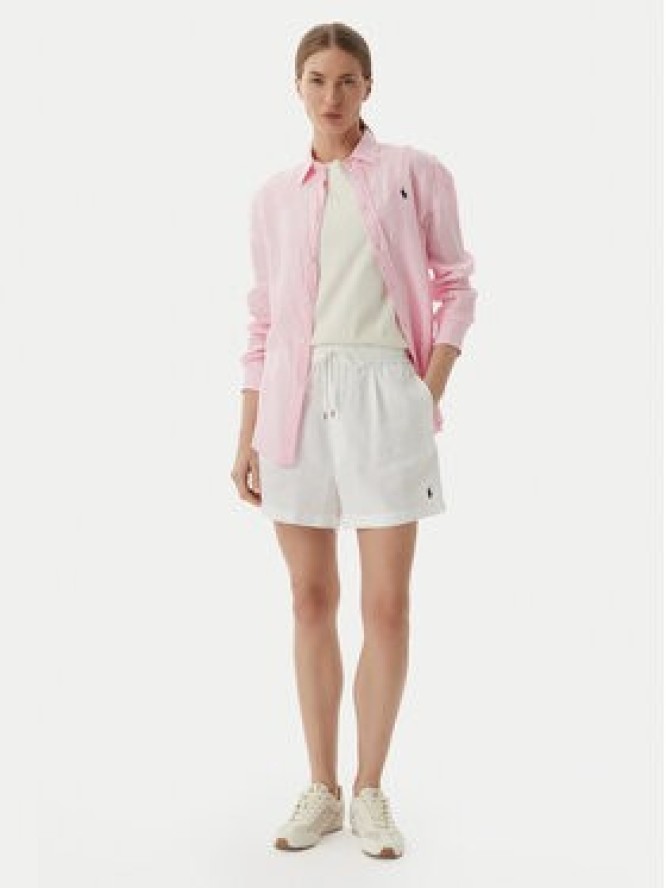 Polo Ralph Lauren Szorty materiałowe 211A12950002 Biały Relaxed Fit