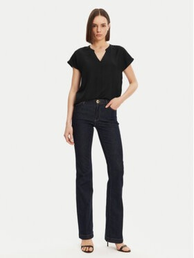 JDY Bluzka Pepper 15349346 Czarny Regular Fit