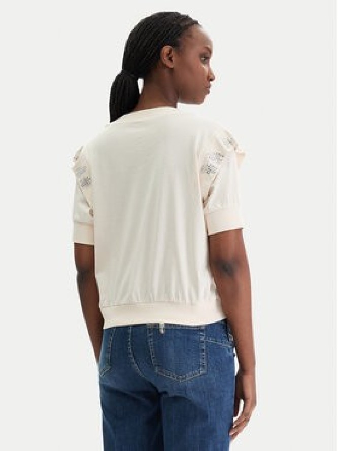 Liu Jo Sport Bluzka TA6030 JS923 Beżowy Regular Fit