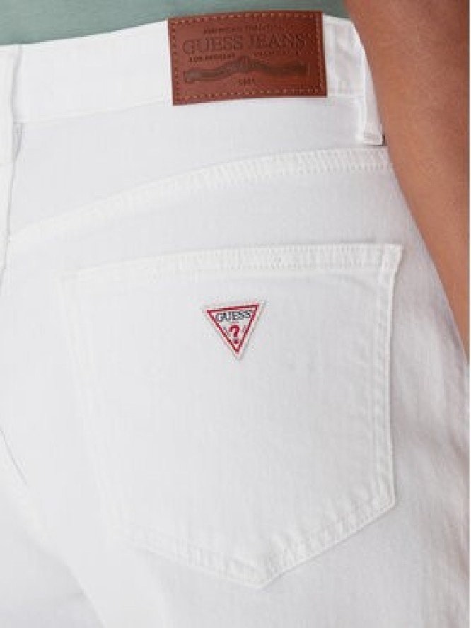 Guess Jeans Jeansy W5YA0I D0131 Biały Boyfriend Fit