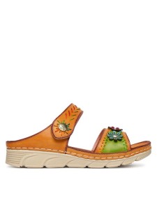 Laura Vita Klapki Dorry 13 Pomarańczowy