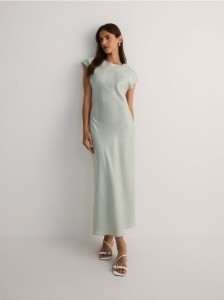 Sukienka z wiskozą - jasnozielony