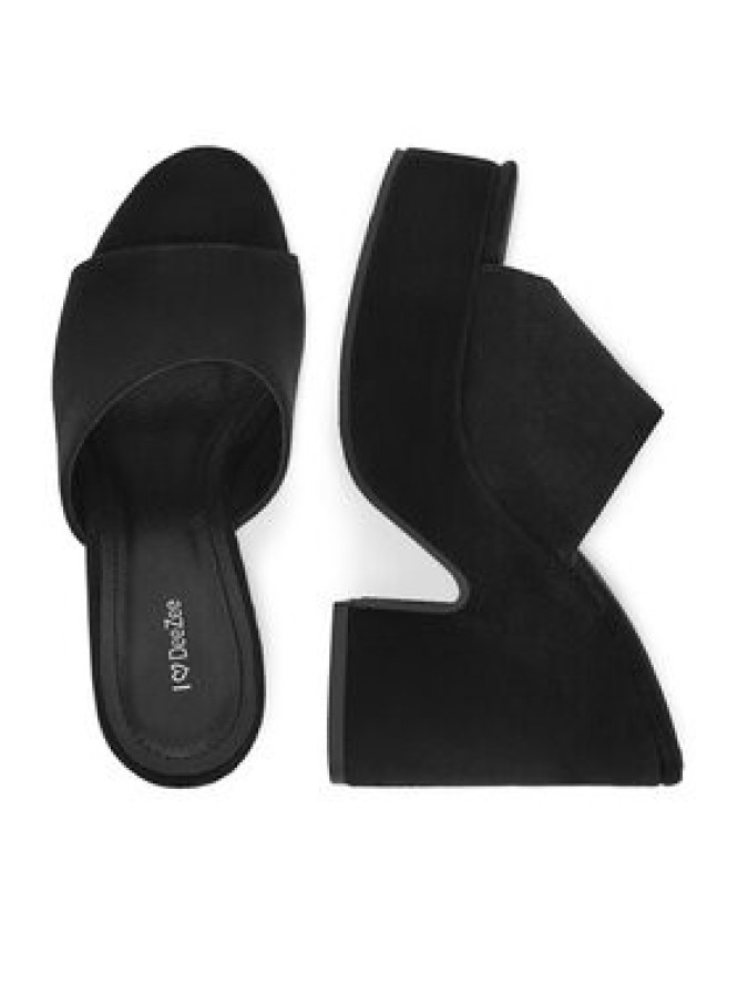 DeeZee Klapki E8341-1 Czarny