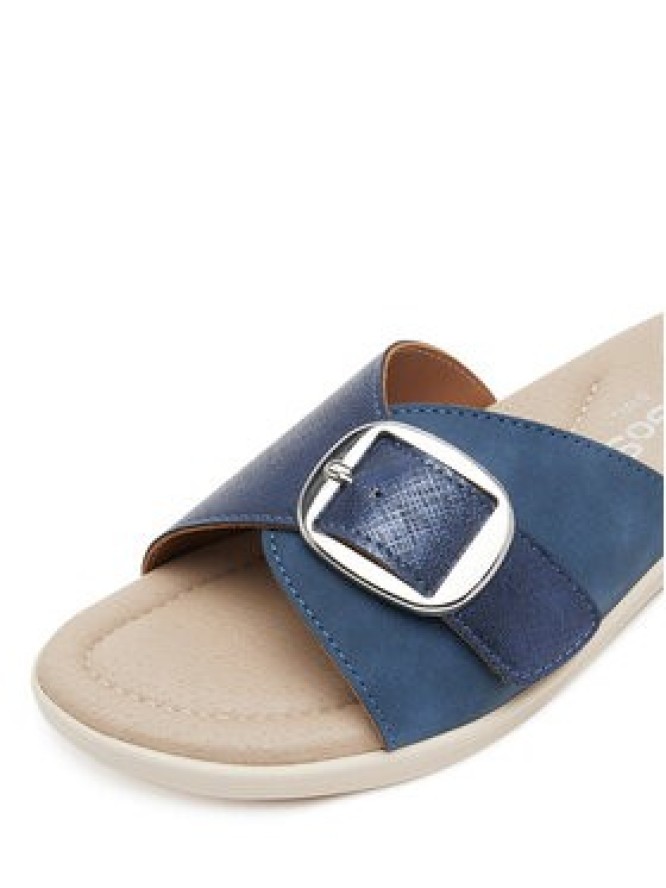 Go Soft Klapki LAH3T9092-3 Granatowy