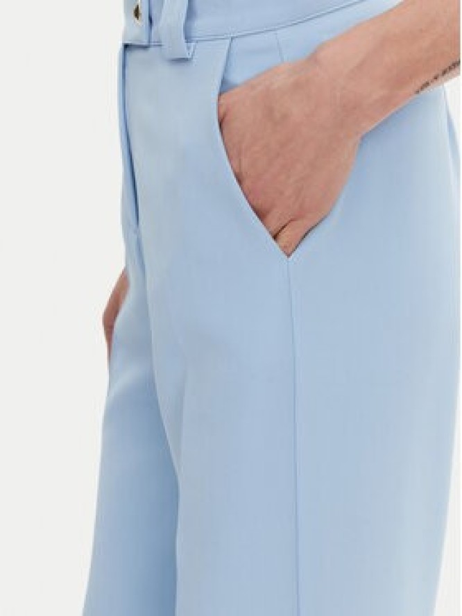 Maryley Spodnie materiałowe 25EB537/M26/43MA Błękitny Regular Fit