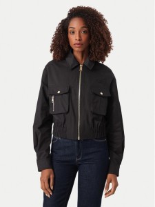 Guess Kurtka przejściowa W6YL20 W2910 Czarny Regular Fit