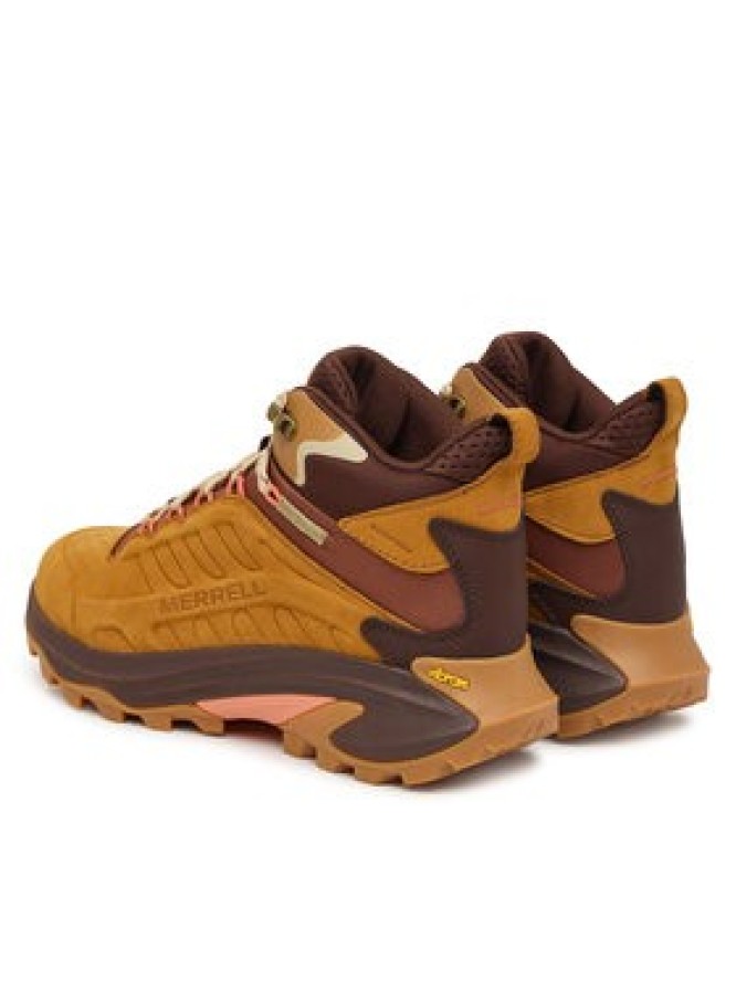 Merrell Sneakersy Moab Speed 2 Leather Mid J00005332 Brązowy