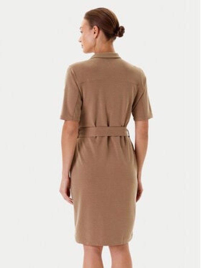 Tatuum Sukienka koszulowa Zoe T2502.203 Beżowy Regular Fit