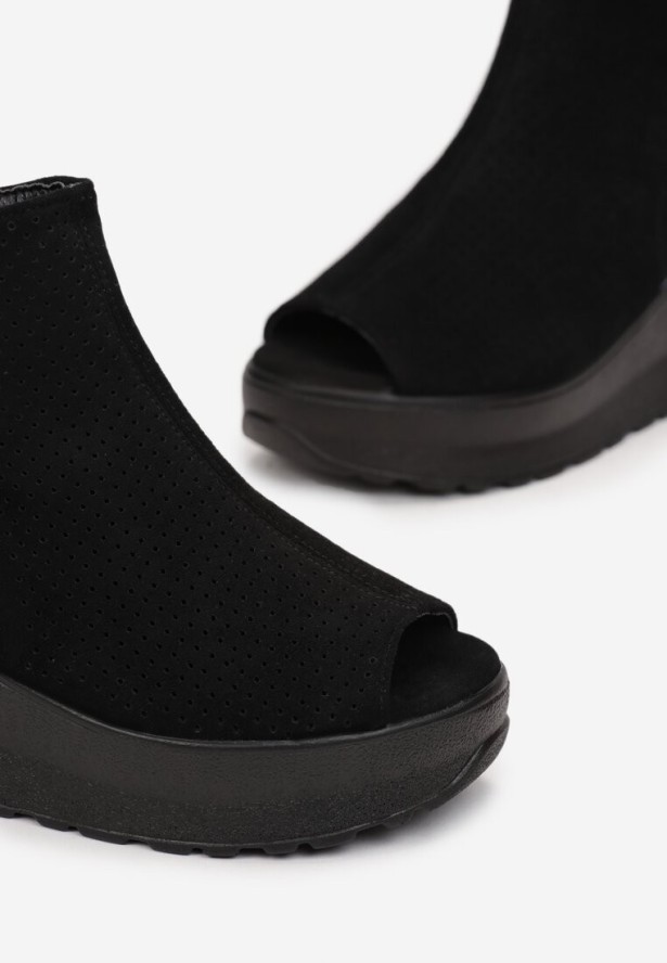 Czarne Sandały Loraeleh