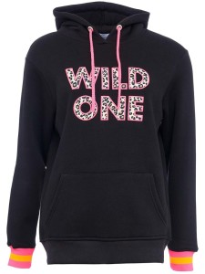 Zwillingsherz Bluza "Dorota" w kolorze czarnym rozmiar: L/XL