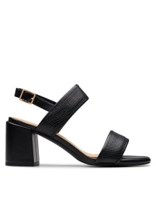 Clarks Sandały Ezoria Sling 26181300 Czarny