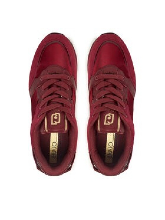 Liu Jo Sneakersy Maxi Wonder 91 BF5005 PX522 Bordowy