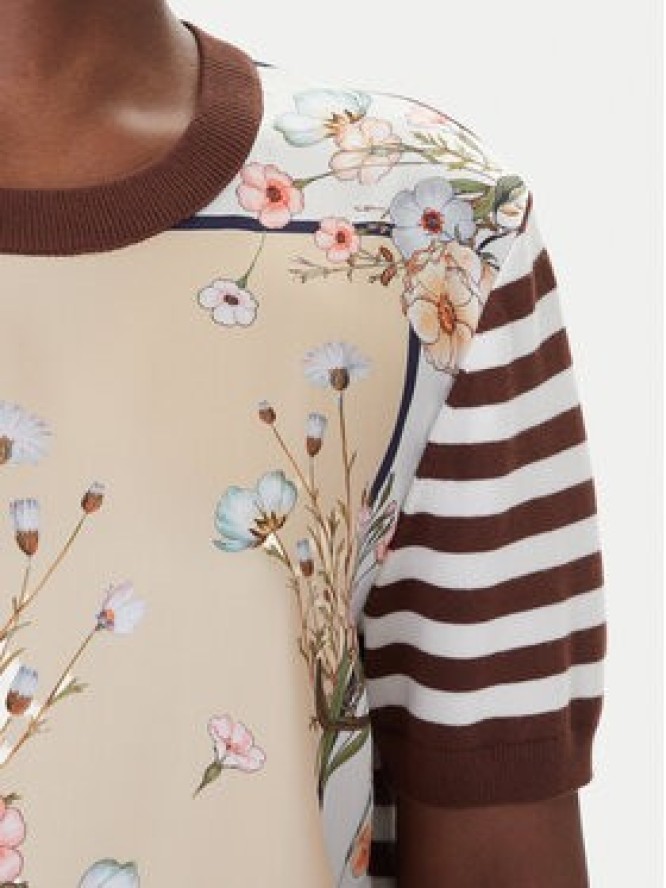 Liu Jo T-Shirt WA6386 MS49I Brązowy Regular Fit