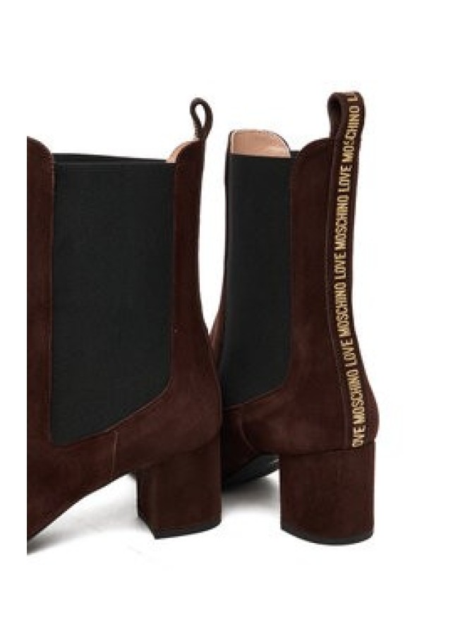 LOVE MOSCHINO Botki JA21085G0NJA0313 Brązowy