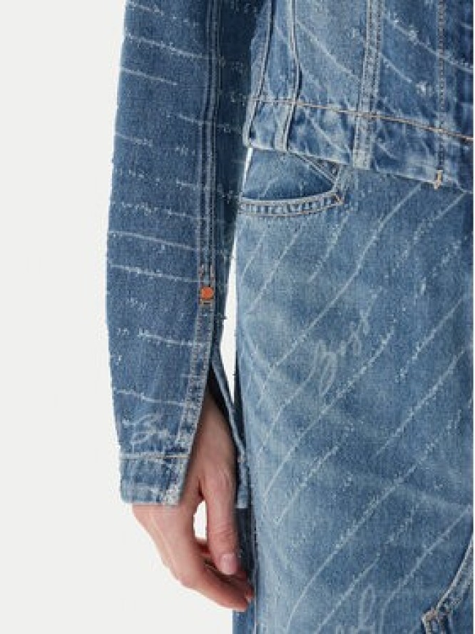 BOSS Kurtka jeansowa 50542426 Niebieski Slim Fit
