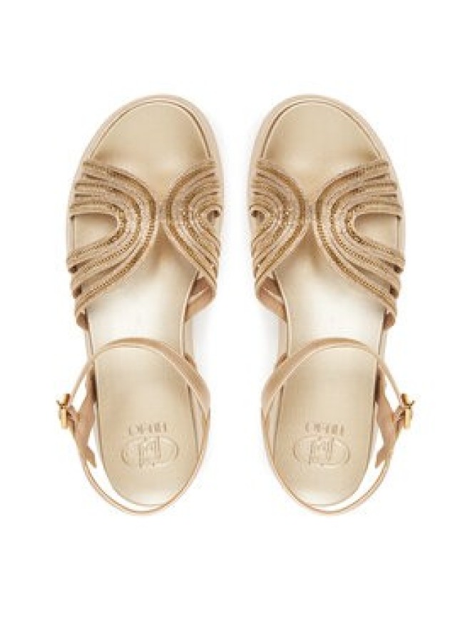 Liu Jo Sandały Frida 35 SA5103 EX029 Złoty