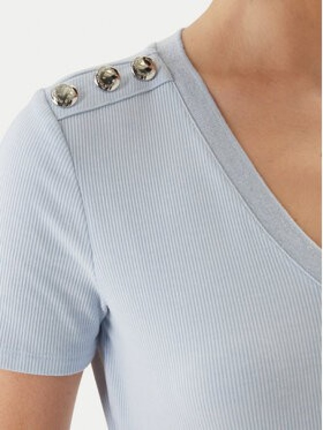 Morgan Bluzka 251-DOMANI Błękitny Slim Fit