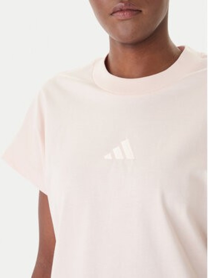 adidas T-Shirt ALL SZN JY7807 Różowy Regular Fit