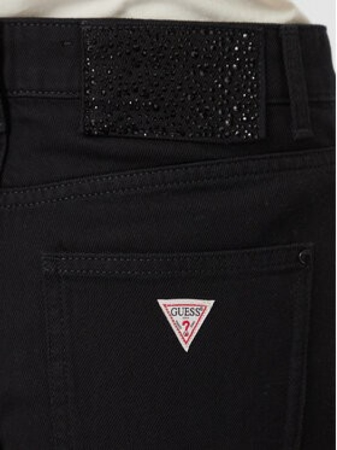 Guess Jeansy W6BA1A D2578 Czarny Wide Leg