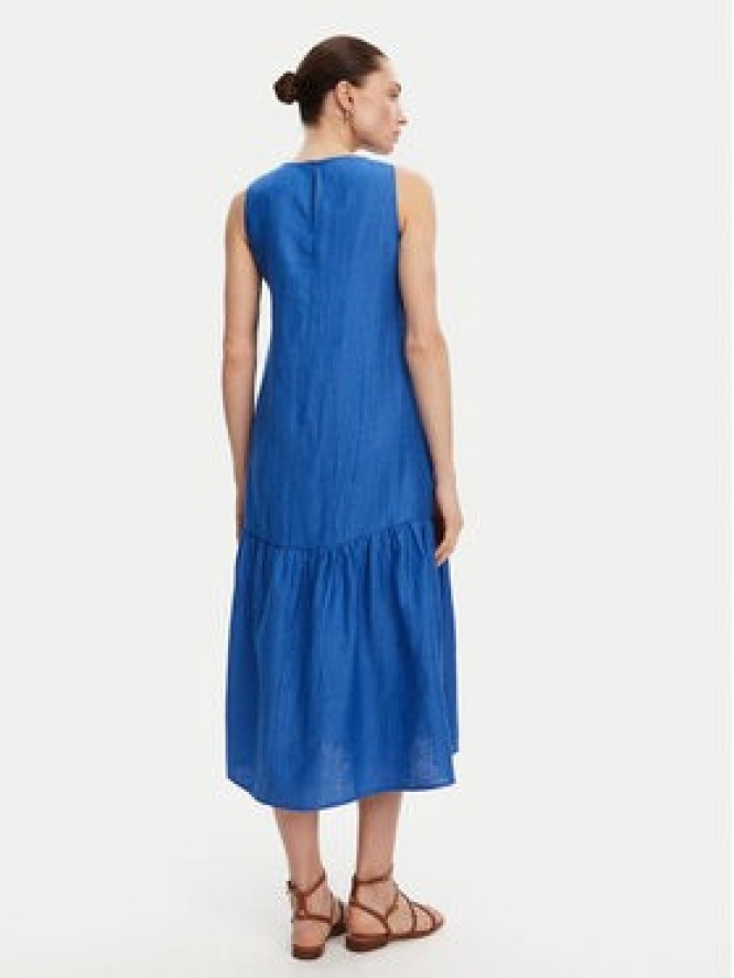 KAOS Sukienka letnia RP1MR066 Niebieski Regular Fit