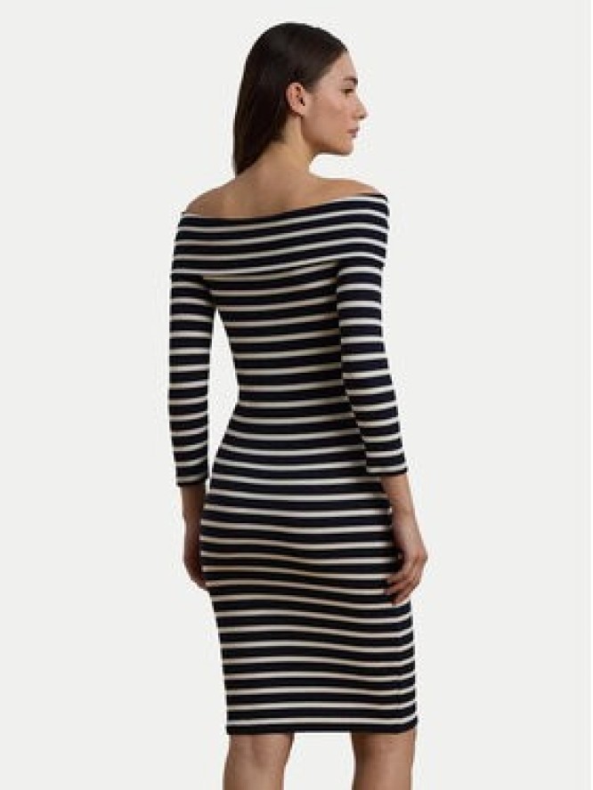 LAUREN RALPH LAUREN Sukienka codzienna 250957718001 Granatowy Slim Fit