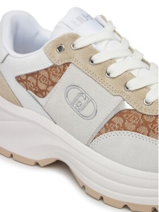 Liu Jo Sneakersy Eva 02 BA5065 PX617 Beżowy