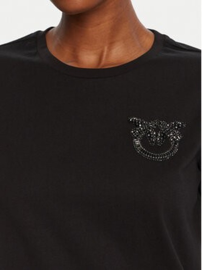 PINKO T-Shirt Nambrone 103320 A2RN Czarny Regular Fit