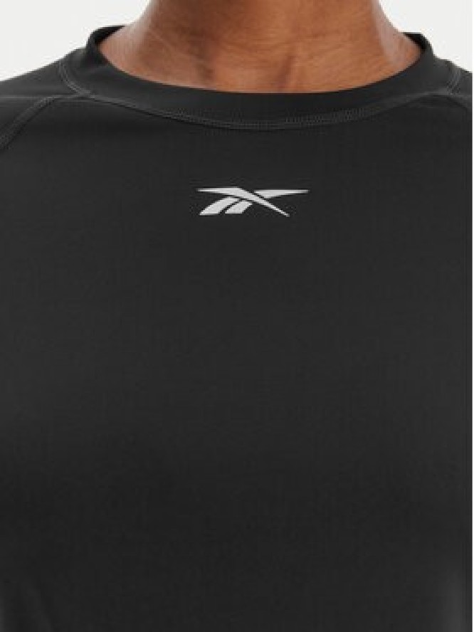 Reebok Koszulka techniczna RK25604CCW Czarny Slim Fit