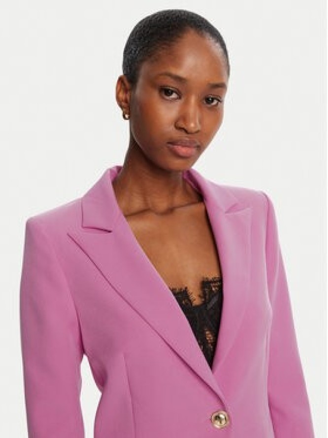 Rinascimento Marynarka CFC0126224003 Różowy Regular Fit