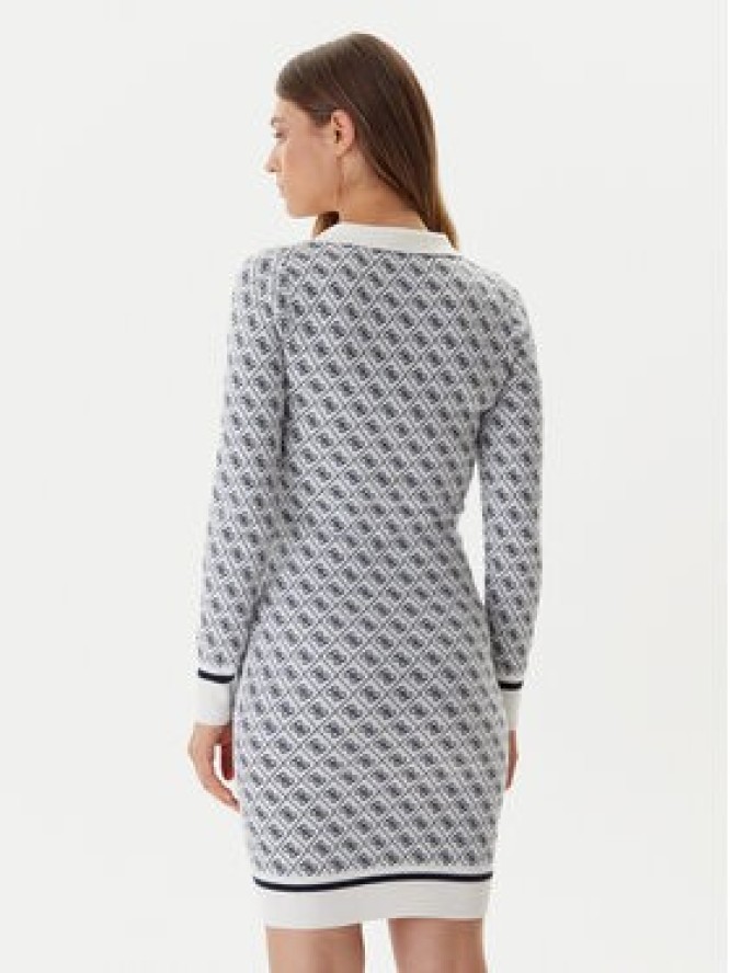 Guess Sukienka dzianinowa W5BK25 Z3JD2 Écru Slim Fit