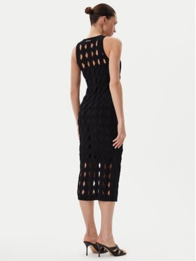 PINKO Sukienka dzianinowa Allan 105190 A2LW Czarny Regular Fit