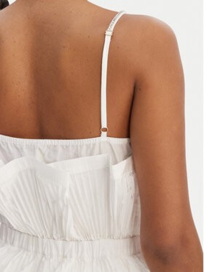 Fracomina Sukienka koktajlowa FQ26SD1007W83101 Biały Regular Fit