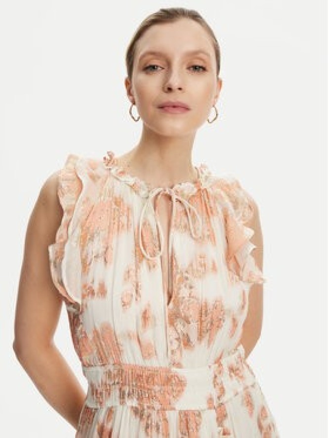 French Connection Sukienka koktajlowa 71YOS Écru Regular Fit