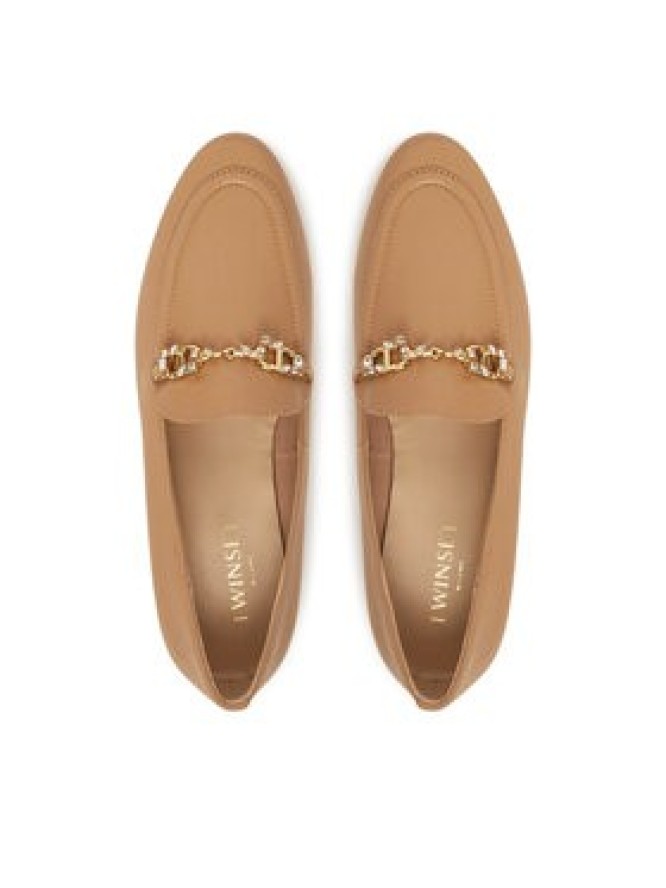 TWINSET Loafersy 251TCP134 Brązowy