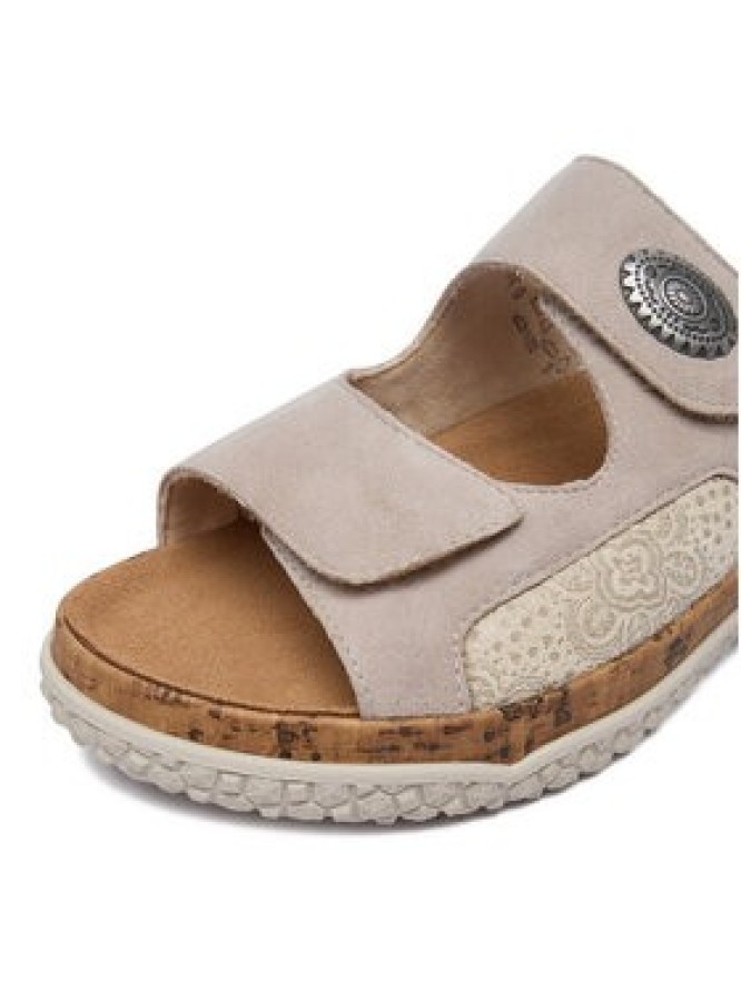 Rieker Klapki CEO-V0302-60 Beżowy