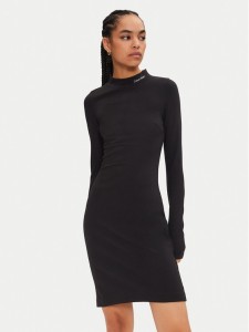 Calvin Klein Jeans Sukienka codzienna J20J225395 Czarny Slim Fit