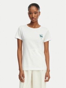 BOSS T-Shirt C_Elove_4 50559077 Biały Slim Fit