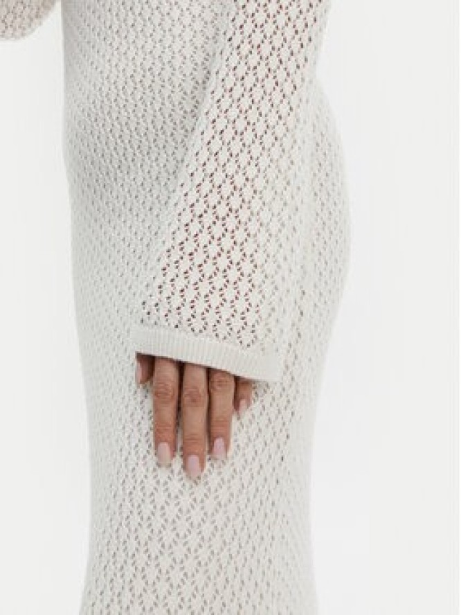 Herskind Sukienka dzianinowa 5522910 Écru Regular Fit