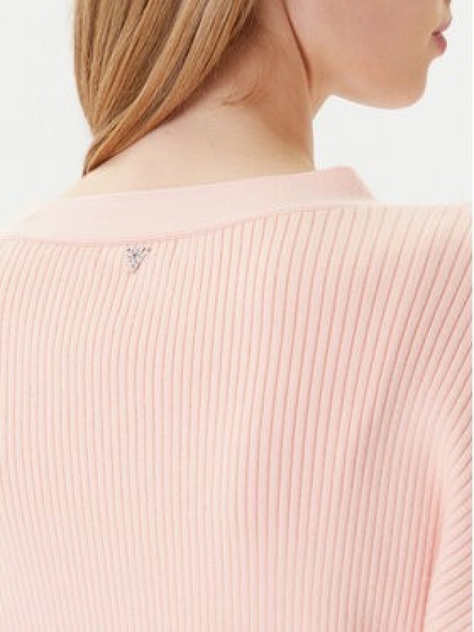 Guess Kardigan W5YR07 Z2ZK2 Różowy Oversize